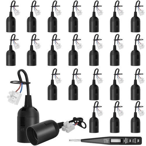 E27 lampenfassung set - e27,