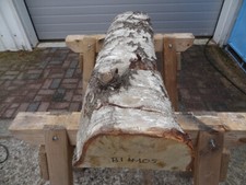 Birke,massiv,Bohle,Tischplatte,Baumstamm,Drechselholz,ca.119x30/27x15/6cm,4105