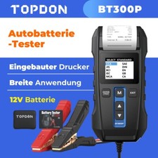 TOPDON BT300P KFZ Batterietester Batterieprüfgerät mit LCD-Display für LKW 12V
