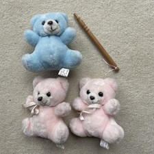 3x Bären Babybett Gitterbett