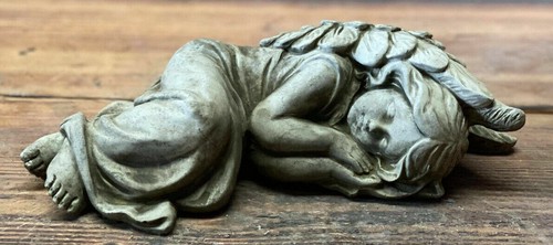 Steinfigur engel schlafend - steinfigur,