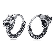 Wolf Kopf Reifen Ohrringe für
