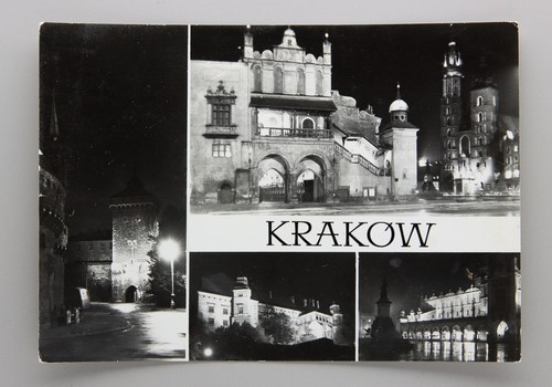 Echtfoto postkarte krakau - echtfoto,