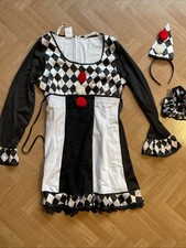 Fasching Kleid Pierrot Größe