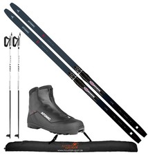 Atomic Langlaufski Set Savor XC Grip - Ski+Bindung+Schuhe+ Stöcke+Skisack