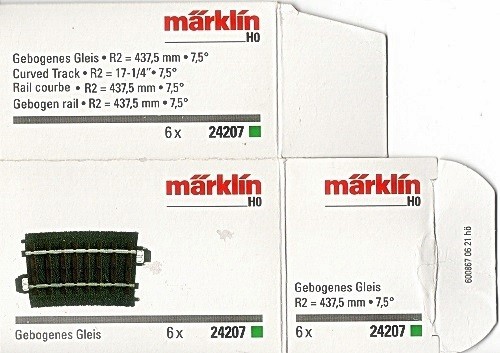 Märklin 24207 ovp leer - 24207,