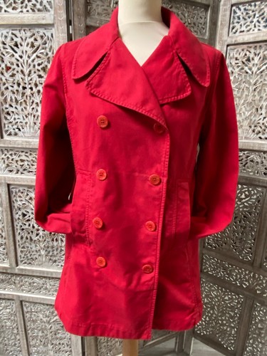 Kurzer trenchcoat baumwolle - trenchcoat, s