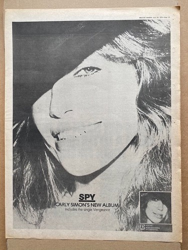 Carly simon spy poster - carly, (b)