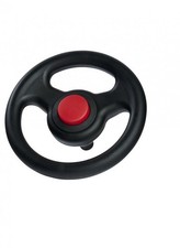 Big Sportl. Original New Big Bobby Car Originalersatzlenkrad mit Hupe schwarz