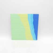 Lego Bauplatte Grundplatte grün blau Strand Insel Wasser 32x32