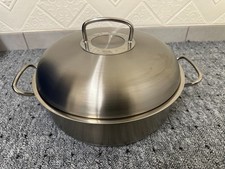Fissler original Edelstahl 28cm Bräter Hochraum mit Deckel Induktion