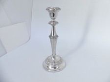 ♛ Versilberter englische Kandelaber / Kerzenhalter - ca. 24 cm hoch - ♛