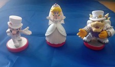 ***Nintendo Amiibo 3er Set - Hochzeit Bowser Super Mario Peach Wedding Figuren *