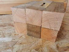 6× Douglasie Drechselholz 8x8x28cm – 4 Jahre luftgetrocknet – Massivholzblock