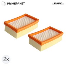 2x Flachfaltenfilter Filter