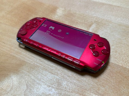 Sony psp 3000 radiant - psp-3000, red
