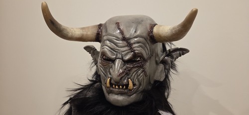 Holzmaske krampusmaske - holzmaske,