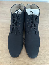 Uli Knecht Italy Halbschuhe Stiefellete 39.5 schmal schwarz wasserabweisend