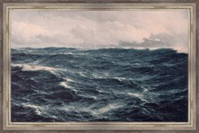 Auf hoher See Wellen Gischt Marine Schnars Alquist A3 011 Gerahmt