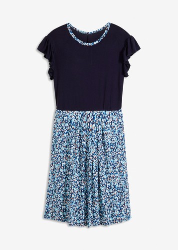 Jerseykleid mit bedrucktem