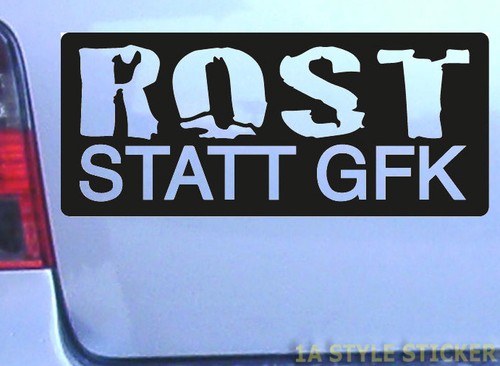 Rost statt gfk aufkleber - rost,