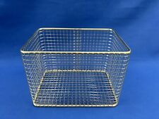 Sterilisationskorb Drahtkorb rechteckig Edelstahl 18/10 Bochem Laborzubehör 140