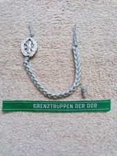 Schützenschnur mit Eichel und Ärmelband Der Grenztruppen der DDR