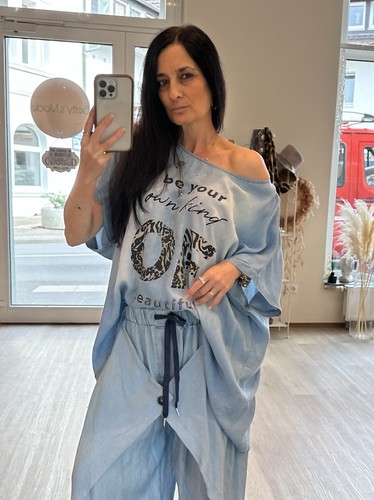 Italy damen bluse oversize - italy,