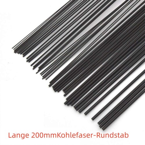 Solide kohlefaser rundstab - solide,