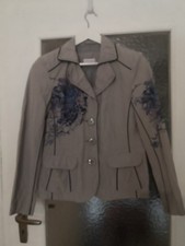 BONITA Damen Jacke Gr. 38, Grau 