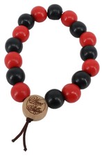 WOOD FELLAS Armband Damen Casual Mehrfarbig Holz Perlen Stretch