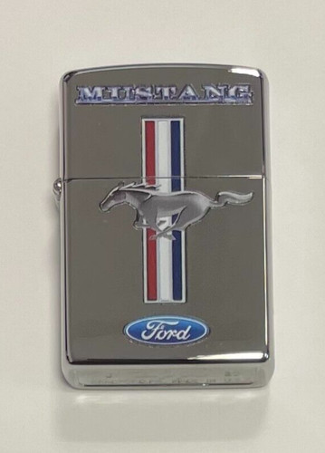 Ford mustang feuerzeug chrom - mustang,