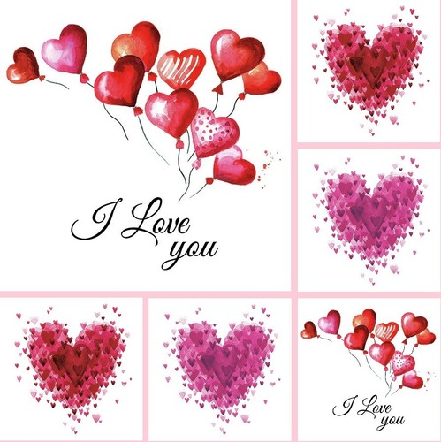 Servietten love - 20, servietten"love