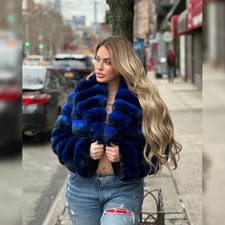 2024 Frauen Chinchilla Mantel