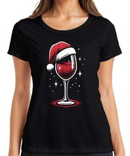 Wein weihnachtsmütze weinglas - wein,