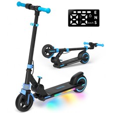 E Scooter Für Kinder 6-14 Jahren Elektroroller 15km/h Kinderroller E Roller LED