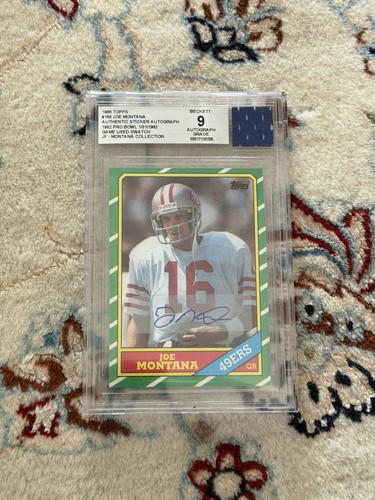 Topps 1986 joe - topps, motana