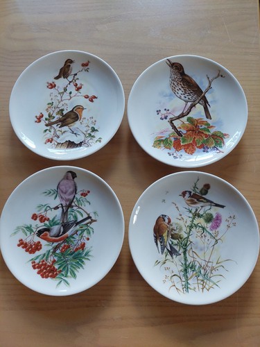 Wandteller mit vogelmotiven - 4,