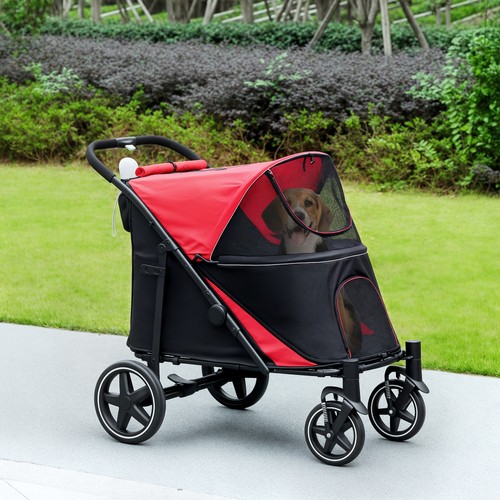 Pawhut hundewagen hundebuggy - pawhut,