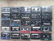63 x Stück Leer Cassetten Kassetten Sammlung BASF TDK Maxell Fuji Konvolut Audio