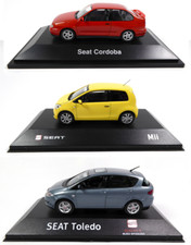 Set of 3 Seat Ibiza Cordoba Toledo Altea 1:43 Diecast Miniatur Modellauto SEL34
