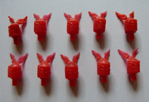 Timpo toys ritterköpfe - 10,