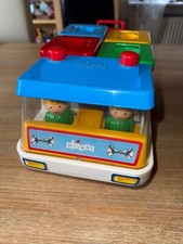 CHICCO Müllauto LKW  Recyclingwagen Farben Motorik Sortieren Vintage RARITÄT TOP