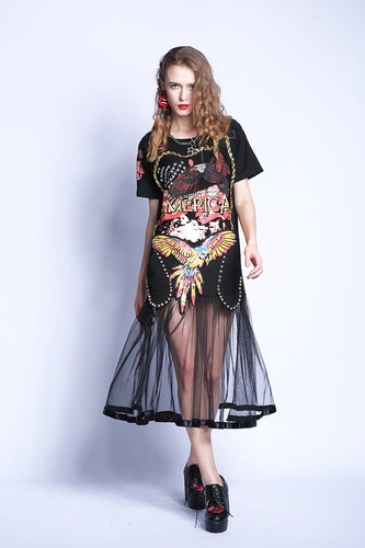 Midikleid kleid schwarz - midikleid,