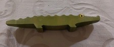 Krokodil Holzfigur Spielzeug