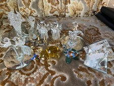 Konvolut Glas Figuren 9 Stück