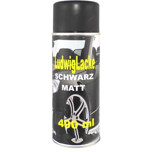 Schwarz matt spraydose - schwarz, 1