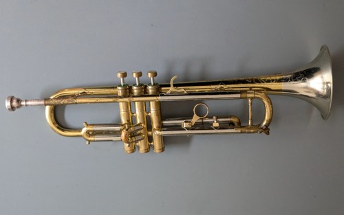 Vintage elkhart trompete - vintage, +