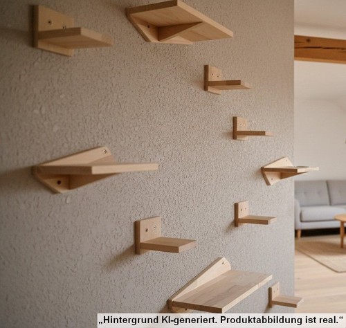 Katzen kletterwand 9teilig - kletterwand,