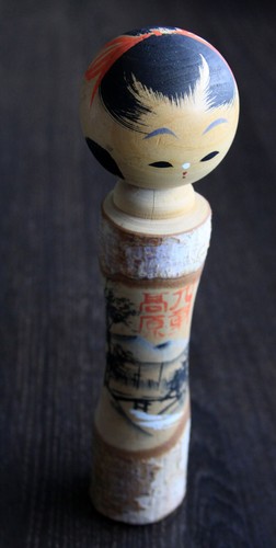 Kokeshi,Holzpuppe,Handmade,alt